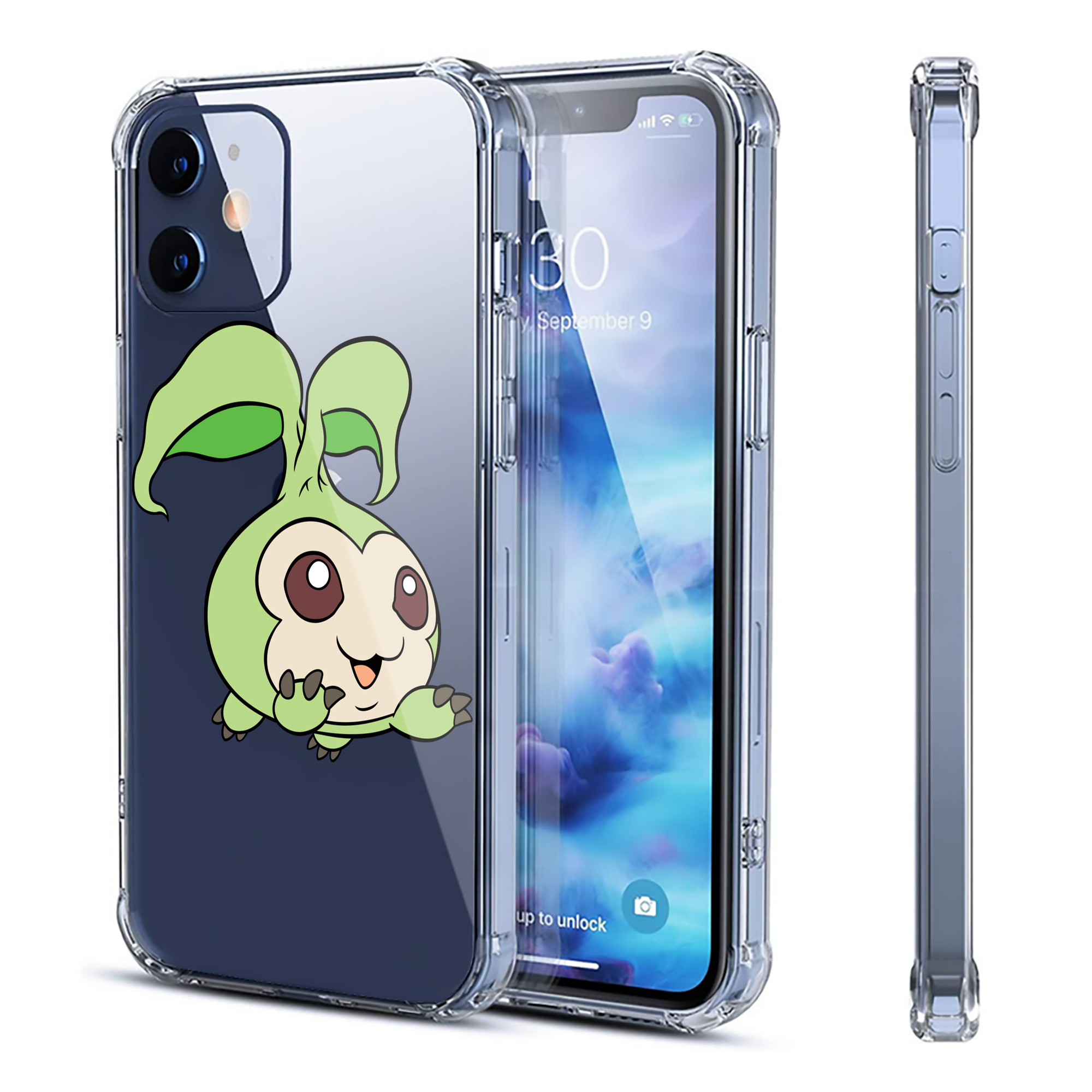 （画像用） Digimon デジタルモンスター/デジモン 【iPhone 12シリーズ対応】透明スマホケース（クリアソフトケース）
